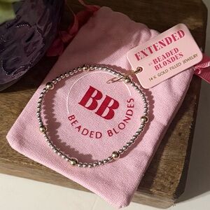 Beaded Blondes Silver and Gold Bracelet